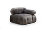 Atelier Del Sofa Bubble Sofá de 3 Plazas Gris Antracita